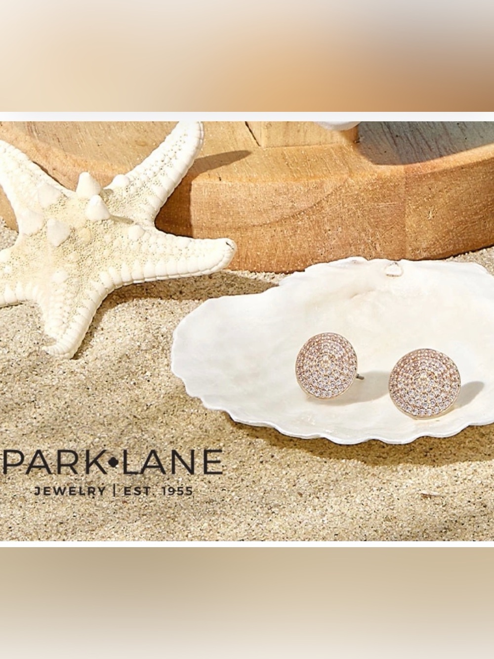 Luster Stud Earrings by Park Lane - Picture 2 of 8